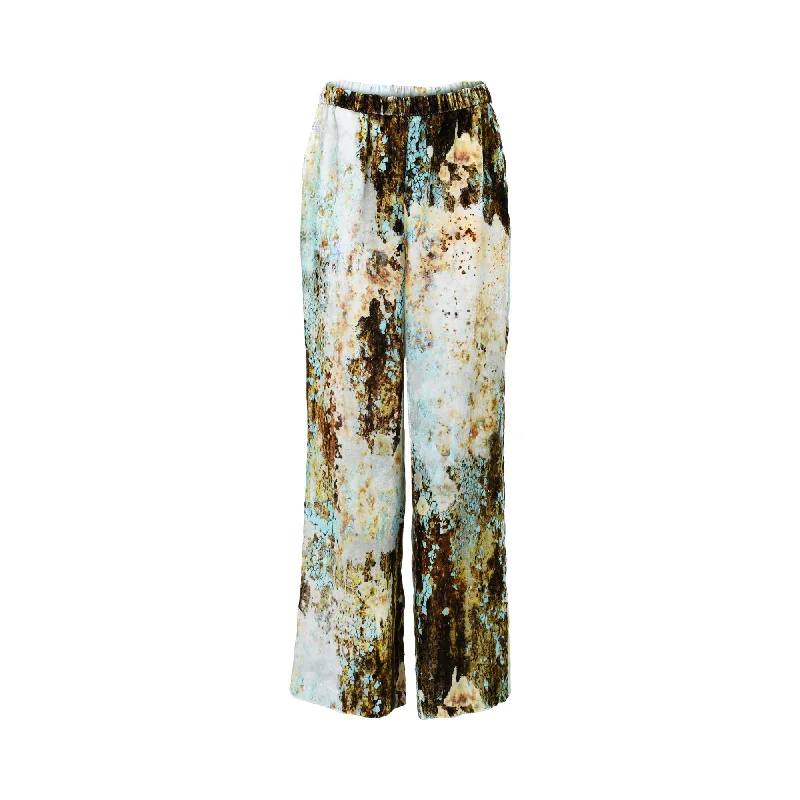 Sfizio Women's Marble Large Leg Trouser Trousers Canvas Durable
