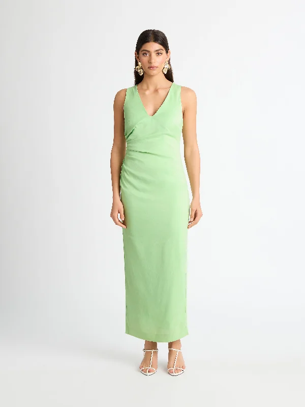 ALISON MAXI DRESS Fashionable Asymmetrical Maxi Dress
