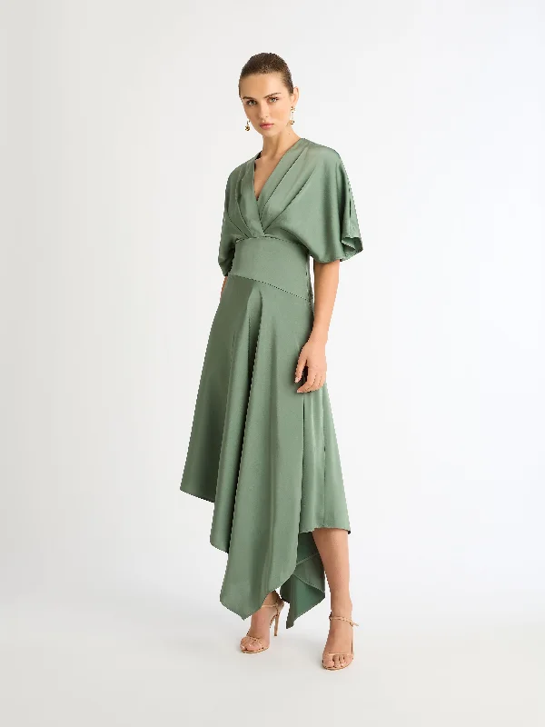 ANGELIC MAXI DRESS Trendy Short Sleeve Maxi Dress