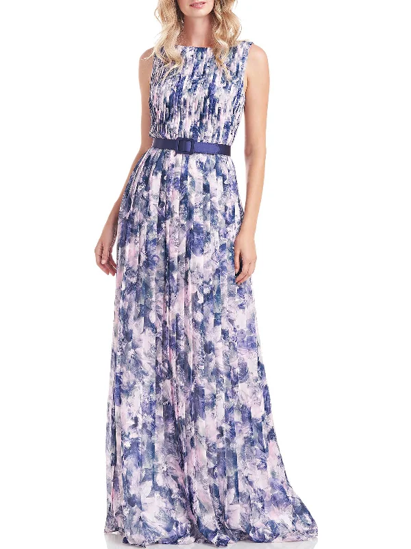 Luisa Womens Floral Long Maxi Dress