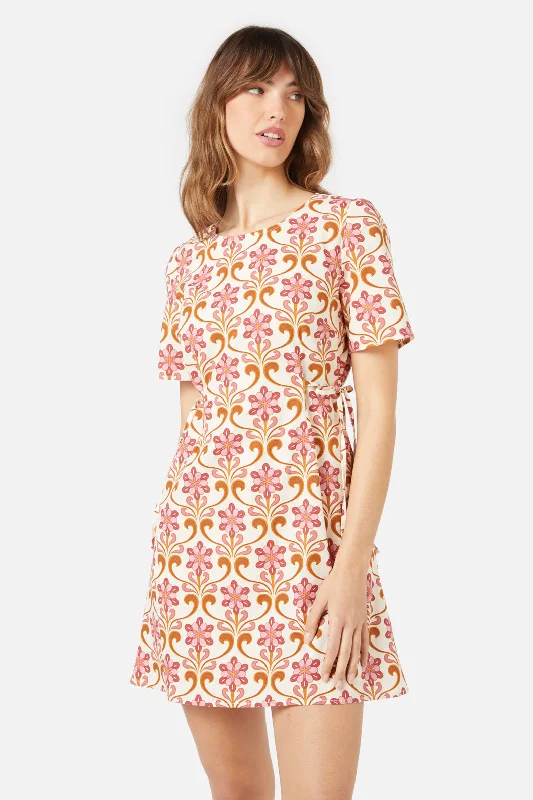 Odette Mini Dress Classic Solid Mini Dress