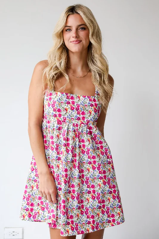 FINAL SALE - Pleasantly Darling Floral Mini Dress Stylish Summer Mini Dress