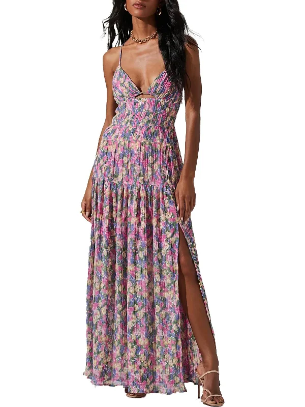 Tropics Womens Floral Long Maxi Dress