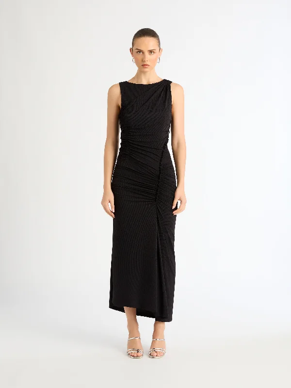TRUTH OR DARE MAXI DRESS Fashionable Button-Down Maxi Dress