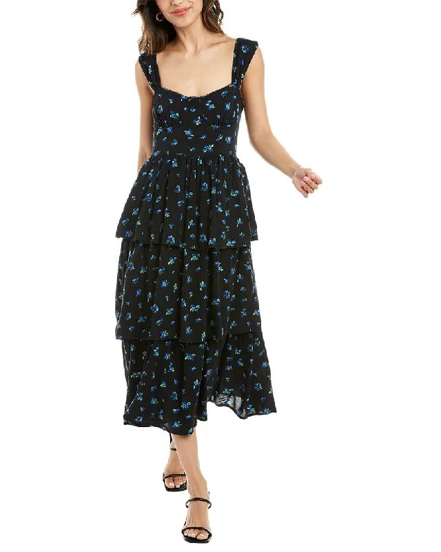 WeWoreWhat Corset Maxi Dress