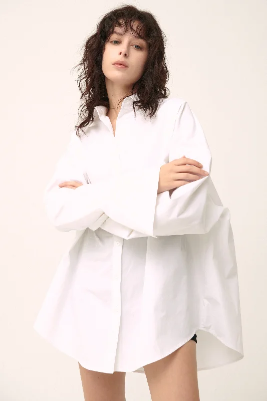 Ariana Oversized Fit Shirt Cozy Cotton Short Tee