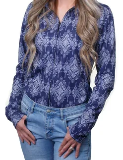 CP Royals Zipper Shirt Classic V-Neck Short Shirt