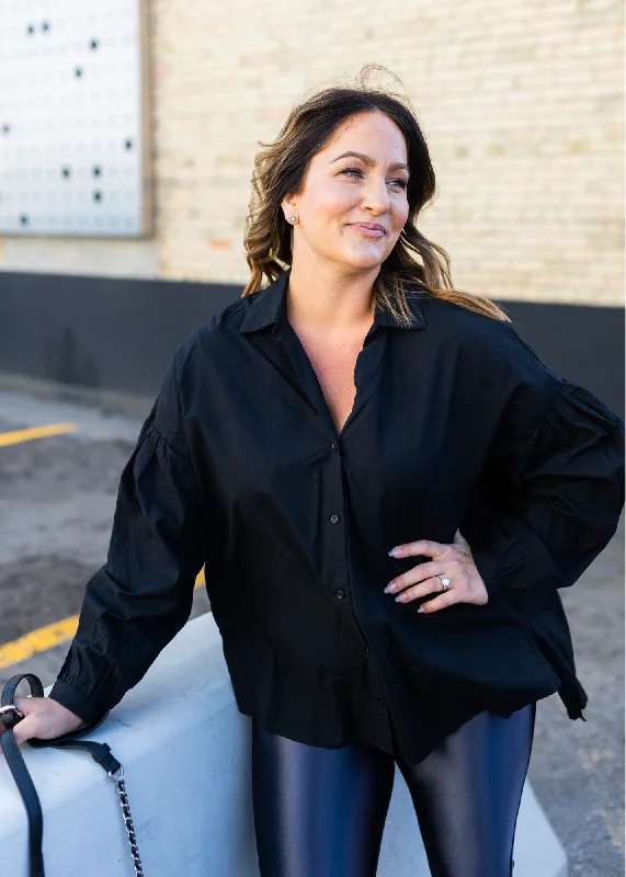 Felicity Shirt Cozy Plain Short Sleeve