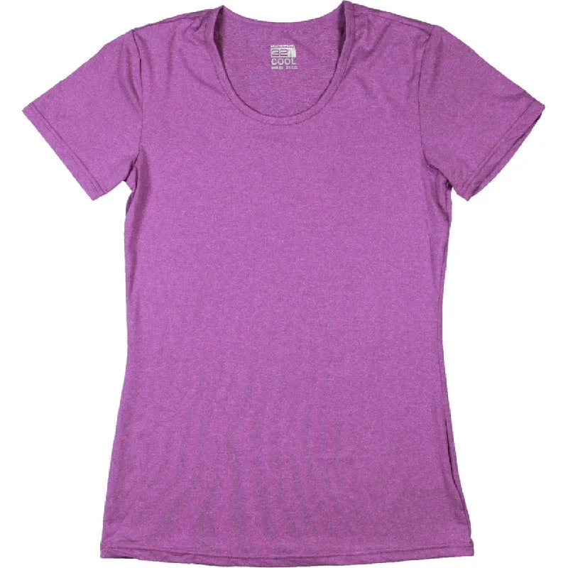 32 Degrees Cool Women's Quick Dry Short Sleeve Scoop Neck Performance Tee Mesh Blend Leather Blend Suede Blend 32 Degrees Cool Women's Quick Dry Short Sleeve Scoop Neck Performance Tee Mesh Blend Leather Blend Suede Blend