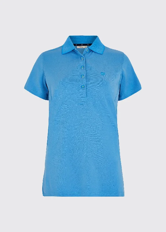 Ballyroe polo shirt - Greek Blue Casual Button-Down Short Shirt