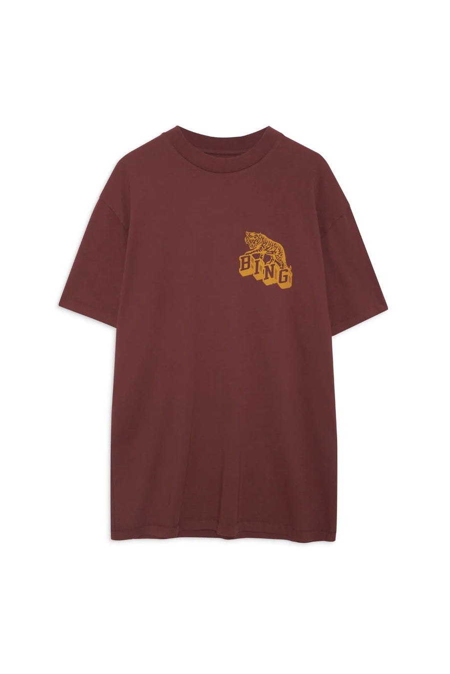 WALKER TEE RETRO TIGER - WASHED FADED CHERRY Polka Dot Checkered Tartan