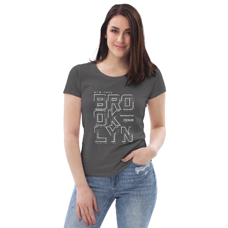 Women's fitted eco tee Modern Contemporary Chic
