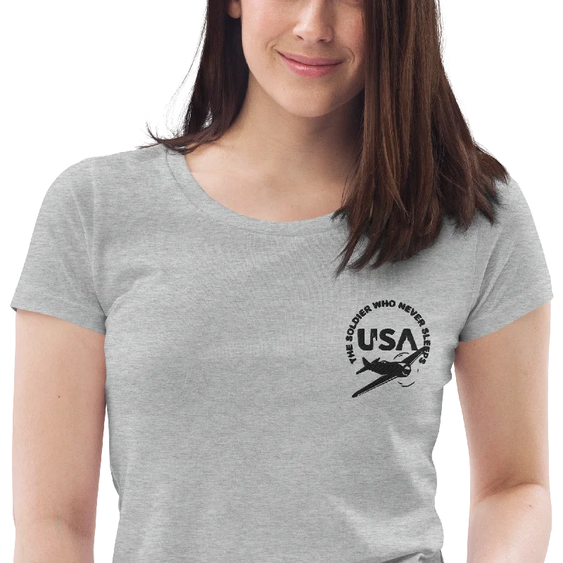 Women's fitted eco tee Machine Wash Dry Clean Hand Wash
