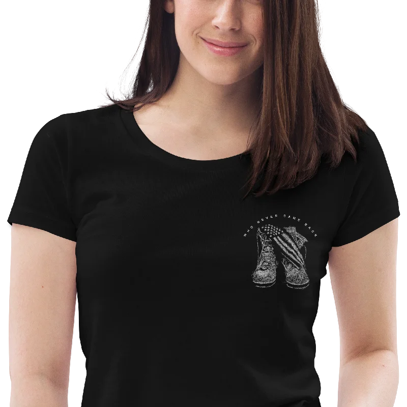 Women's fitted eco tee Seamless Knitted Crochet