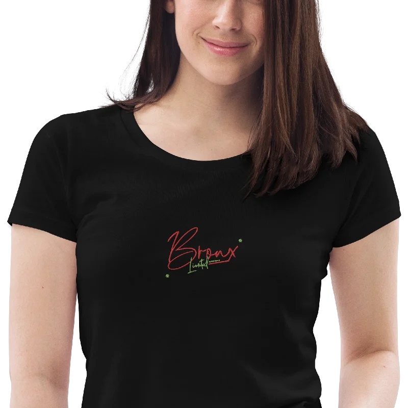 Women's fitted eco tee Real Fur Shearling Chenille