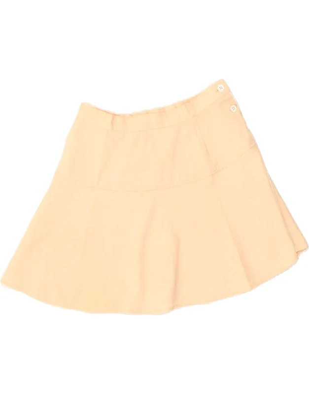 AUSTRALIAN L'ALPINA Womens Mini Skirt IT 42 Medium W25  Yellow