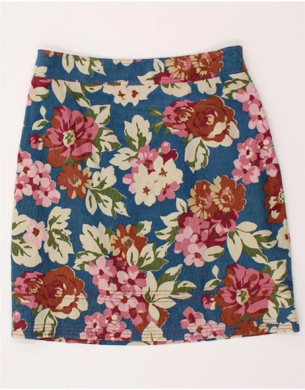 BODEN Womens Corduroy Skirt UK 12 Medium W30 Multicoloured Floral velvet skirt luxury BODEN Womens Corduroy Skirt UK 12 Medium W30 Multicoloured Floral velvet skirt luxury
