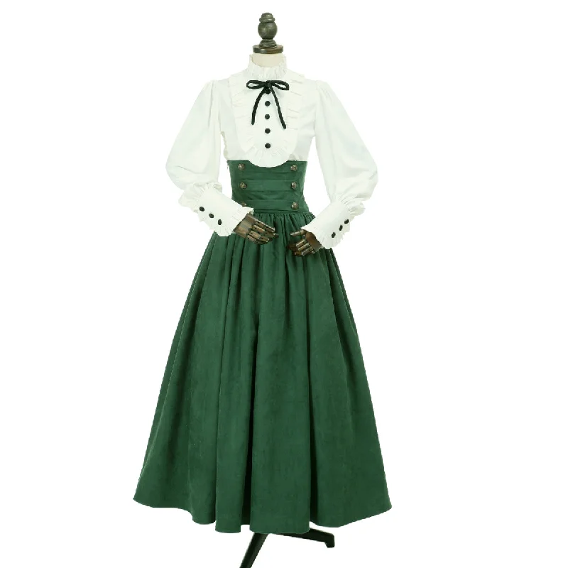 (Buy for me) Lace Garden~Magic Academy~Retro Elegant Lolita Blouse and Skirt Set