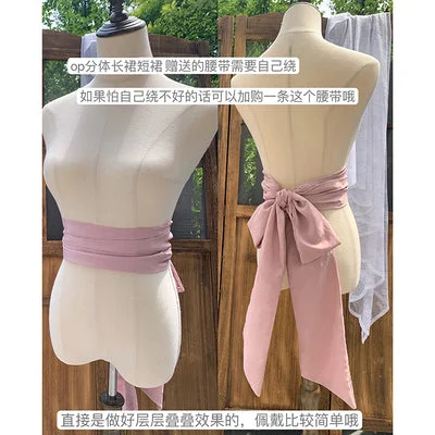belt (red or pink, please contact us))