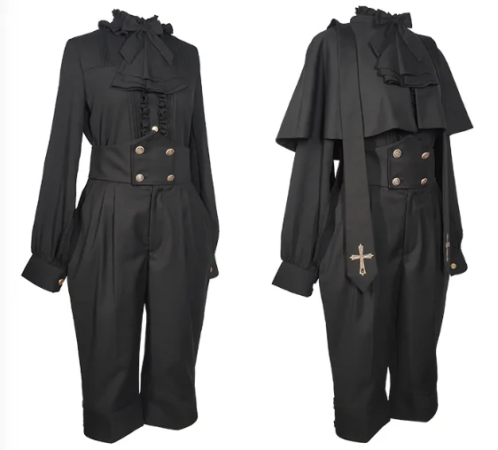 black (cape+band+pants)