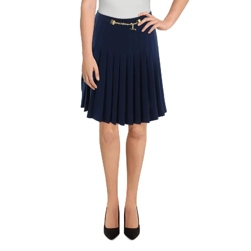 Lauren Ralph Lauren Womens Chain Mini Pleated Skirt vintage skirt charm