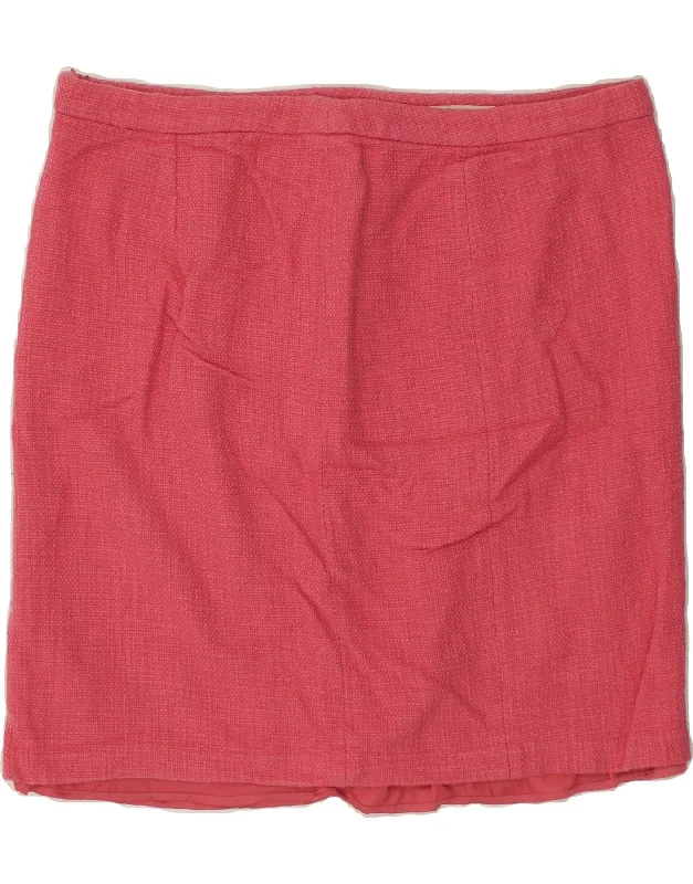 SEASALT CORNWALL Womens Mini Skirt UK 20 2XL W38 Pink Cotton