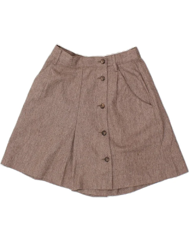 STEFANEL Womens Mini Skirt IT 44 Medium W28 Grey Wool