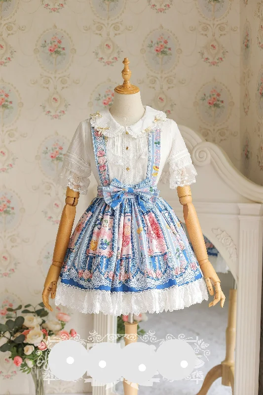 Strawberry Witch~Blueberry Lolita SK Daily Skirt