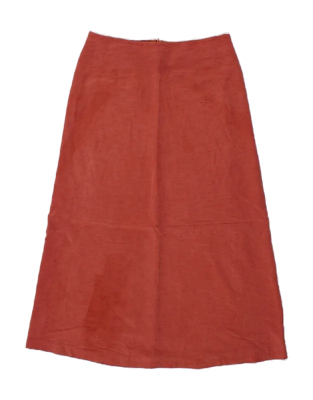 VINTAGE Womens A-Line Skirt W30 Medium  Brown denim skirt durable