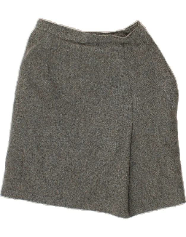 VINTAGE Womens Pencil Skirt W23 2XS Grey denim skirt classic