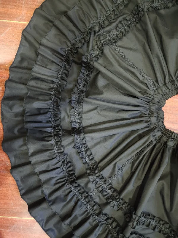 (BFM)WangYan&Summer~Cotton Lolita Embroidered Skirt Rose Hem Skirt linen skirt natural (BFM)WangYan&Summer~Cotton Lolita Embroidered Skirt Rose Hem Skirt linen skirt natural