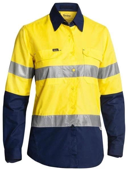 Bisley Women's 3M Taped Hi Vis X Airflow™ Ripstop Shirt (BL6415T)