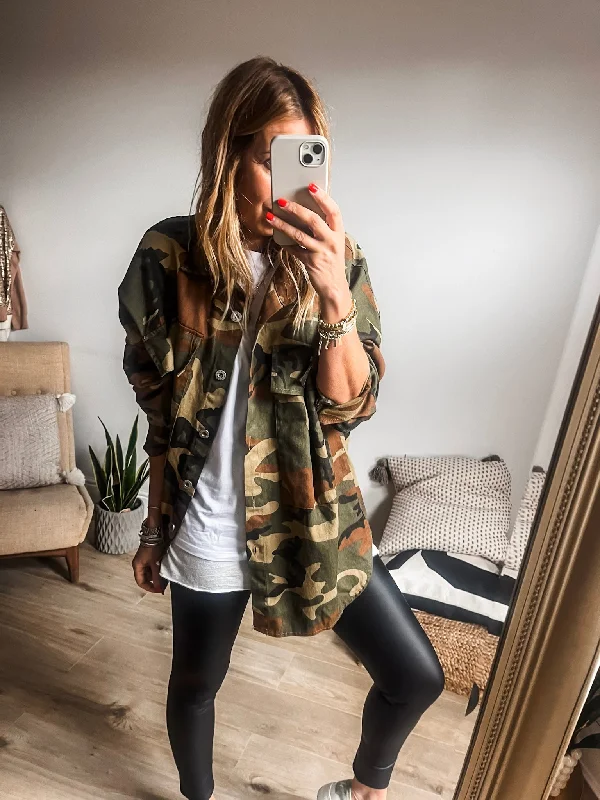 Camoflauge Canvas Shirt