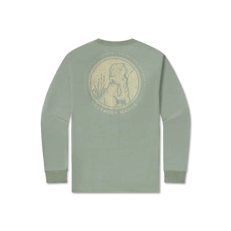 FieldTec™ Comfort Tee - Engraved Outfitter - Long Sleeve Hooded Caped Shawl Collar