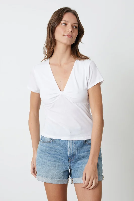 HEIDI V-NECK TEE