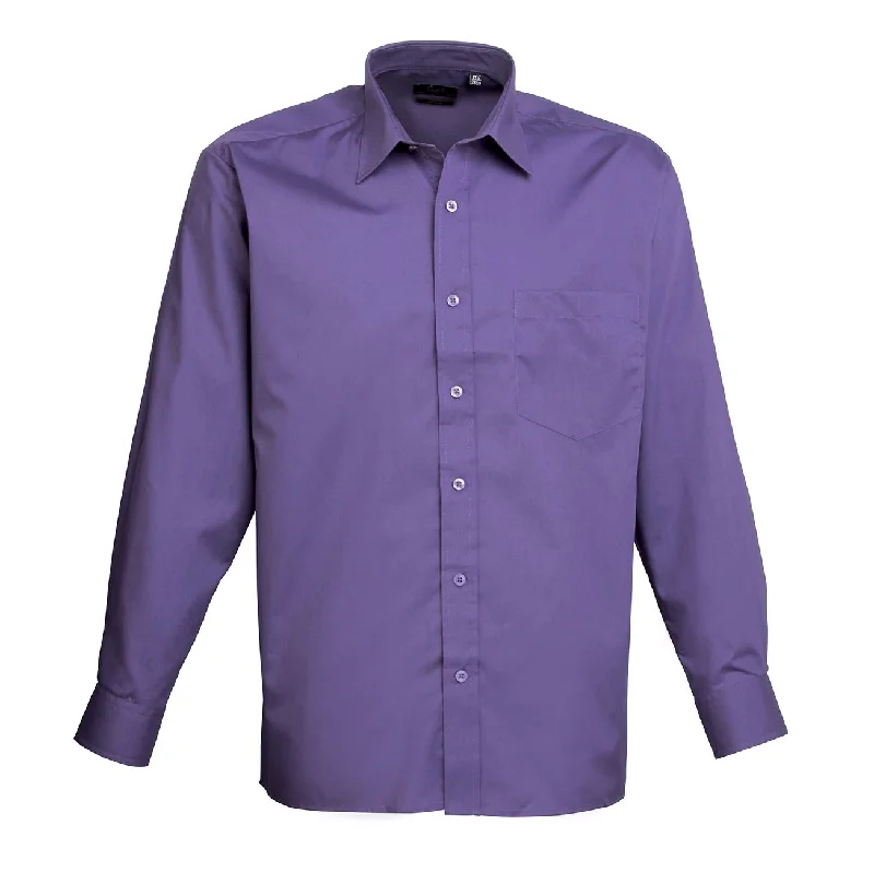 Long sleeve poplin shirt