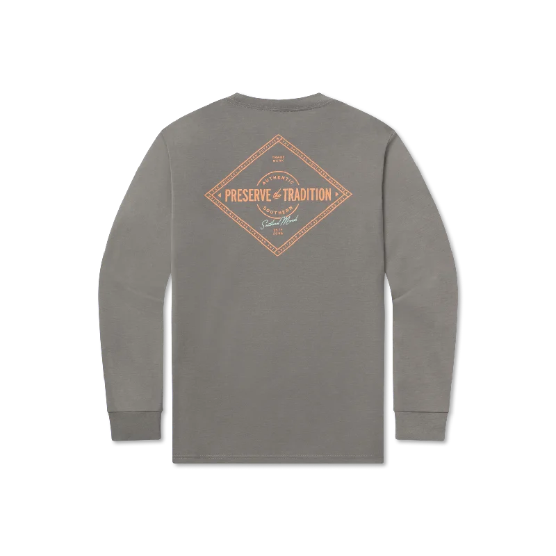 FieldTec™ Comfort Tee - Southern Tradition - Retro - Long Sleeve Notch Collar Peter Pan Collar Cowl Neck FieldTec™ Comfort Tee - Southern Tradition - Retro - Long Sleeve Notch Collar Peter Pan Collar Cowl Neck