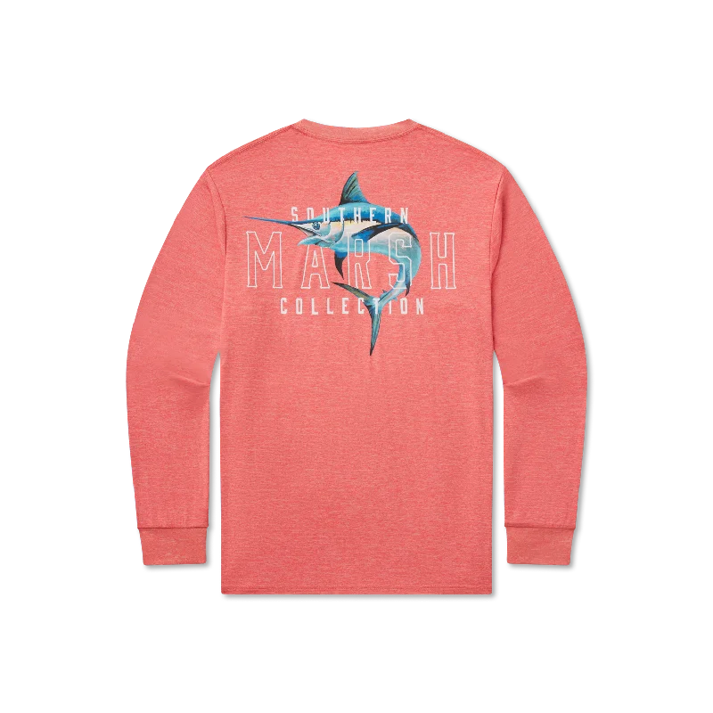 FieldTec™ Heathered Tee - Swordfish - Long Sleeve Lace Blend Ribbed Blend Corduroy Blend FieldTec™ Heathered Tee - Swordfish - Long Sleeve Lace Blend Ribbed Blend Corduroy Blend