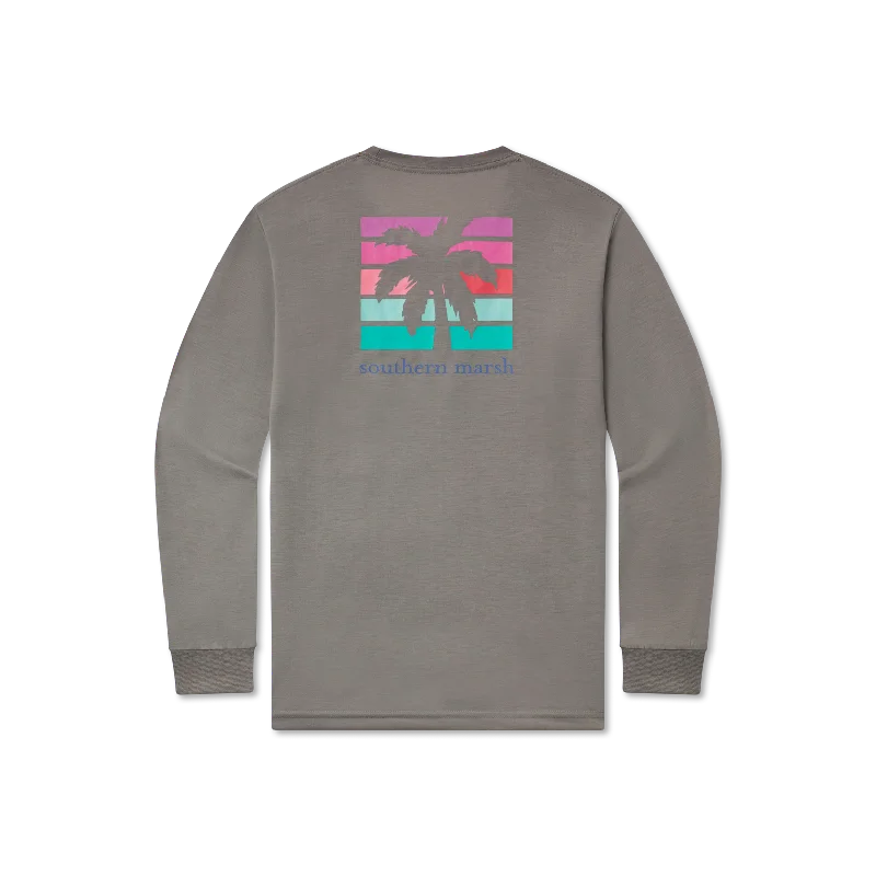 FieldTec™ Comfort Tee - Island Fade - Long Sleeve Basic T-Shirt Crew Neck Short Sleeve FieldTec™ Comfort Tee - Island Fade - Long Sleeve Basic T-Shirt Crew Neck Short Sleeve