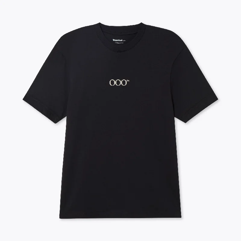 OOO™ Core Tee Core Black Graphic Embroidered Appliqued