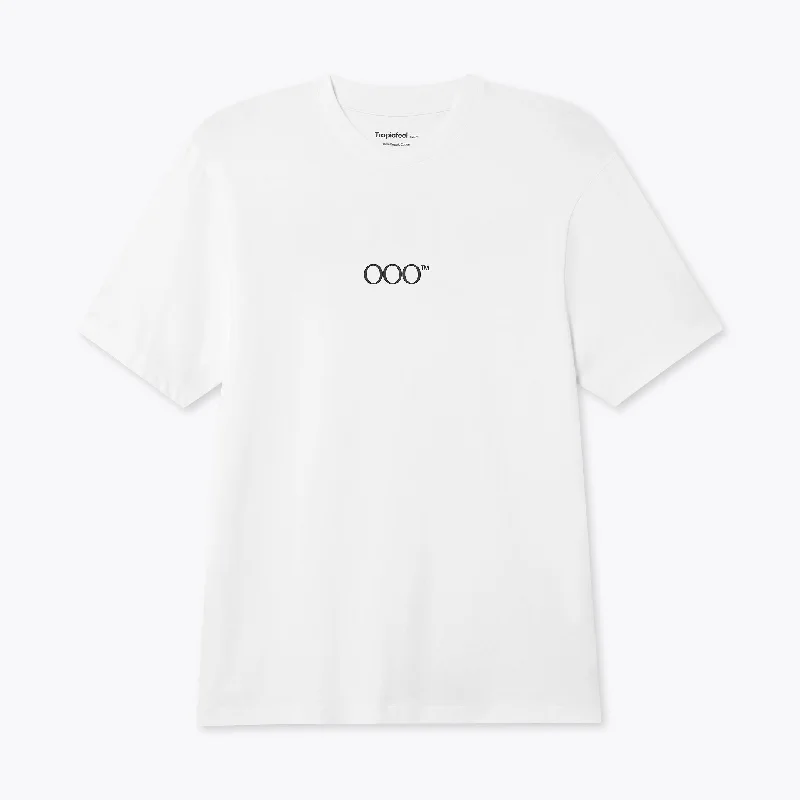 OOO™ Core Tee Off-White Anti-Shrink Durable Soft