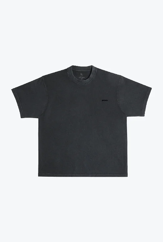 Peace Basics Pigment Dye T Shirt - Black