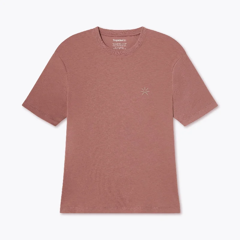 ProTravel™ Tee SS Red Wood Women Spandex Blend Rayon Blend Denim Blend