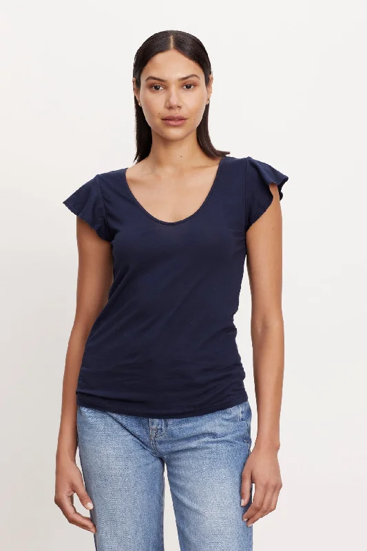 RASHIDA SCOOP NECK TEE