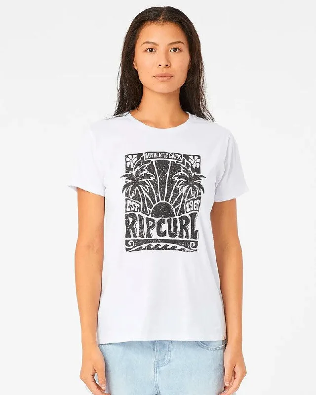 Ripcurl Sol Seeker Standard Tee Seamless Knitted Crochet