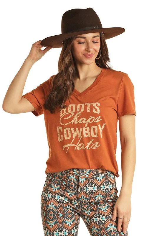 Rock and Roll Cowboy Graphic T Shirt - Black Friday Sale