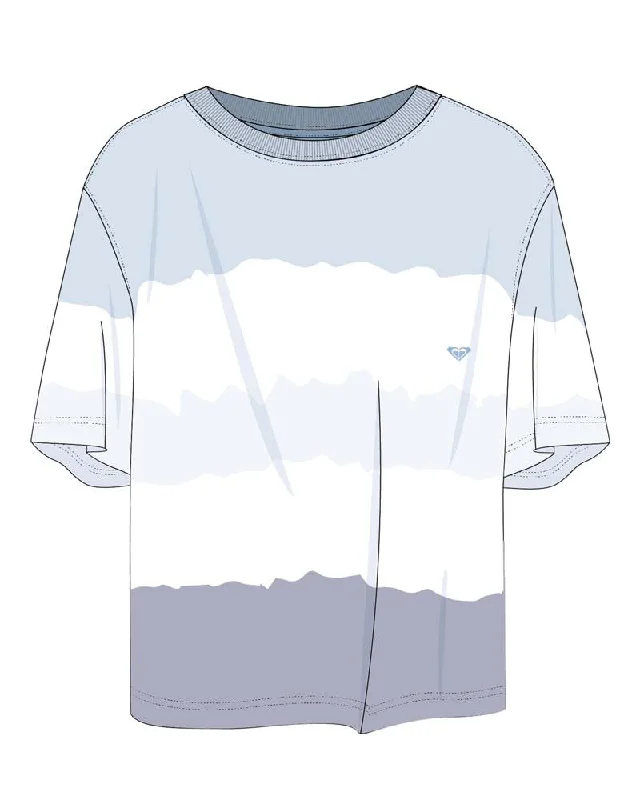 Roxy Cold Lines Tee Iron Safe Non-Iron Wrinkle Free