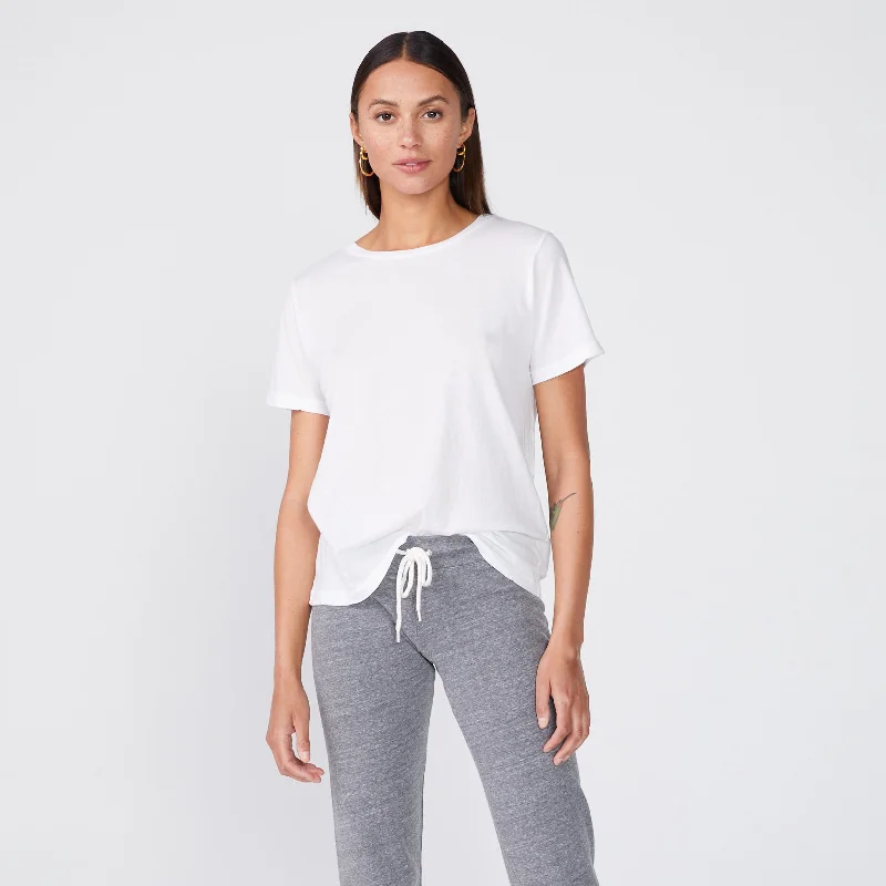 Super Fine Jersey Oversized Crew Neck Tee