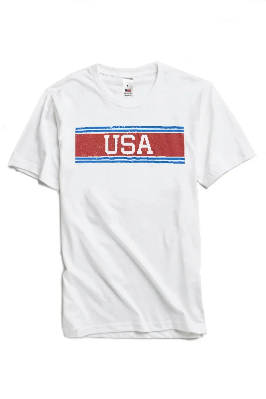 Unisex All-American Cotton Short Sleeve Tee Satin Blend Silk Blend Wool Blend