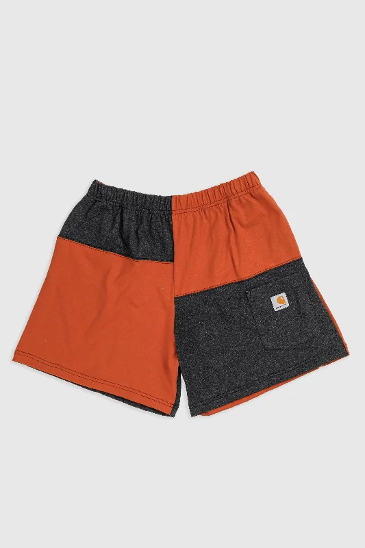 Unisex Rework Carhartt Patchwork Tee Shorts - L Terry Blend Velvet Blend Canvas Blend Unisex Rework Carhartt Patchwork Tee Shorts - L Terry Blend Velvet Blend Canvas Blend